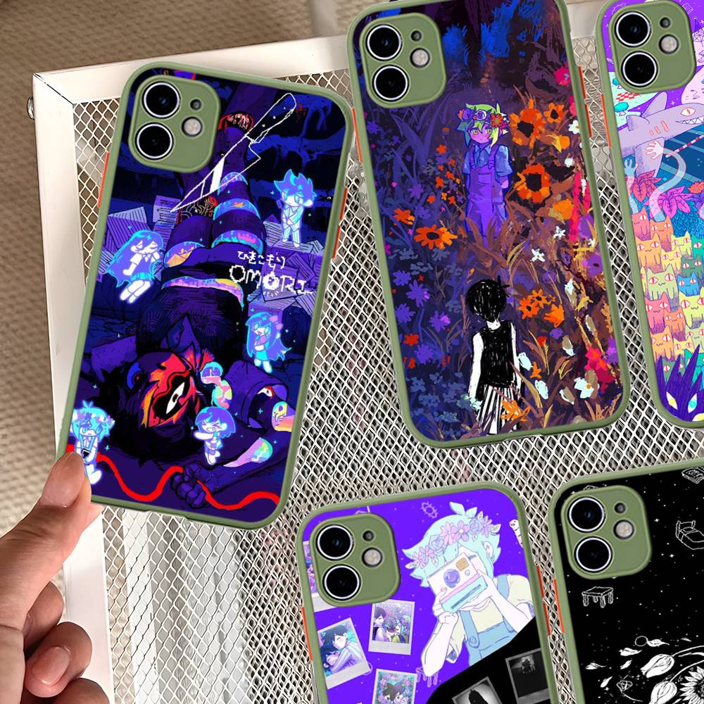 O-Omori Game Phone Case For iPhone 16 15 14 13 12 11 Pro Max 7 8 6 6s Plus Matte Cover