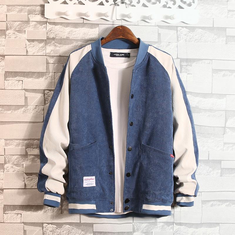 round collar jacket mens