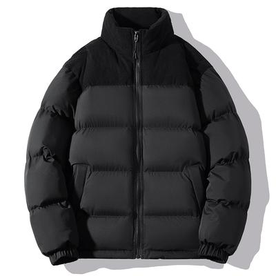 Winter Cotton Clothes Large Size Windproof and Warm Thickened Cotton Clothes Men's Versatile Stand-up Collar Jacket