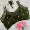 Choli Indiano Pakistano per Feste e Matrimoni Blusa Designer Ricamata da Donna