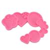 7Pcs Set Silicone Chocolate Mold DIY Cute Fondant Mold Baking Tool for Bakery Kitchen