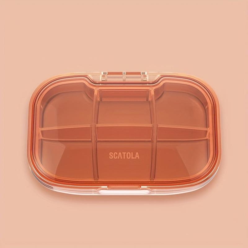 6Girds Mini Medicine Pills Box Drug Storage Box Pills Dispenser Pill Organizer Tablet Pillbox Case Container Pastillero Portable