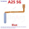 Back Button Touch ID Finger Scanner Fingerprint Sensor Flex Cable For Samsung Galaxy A15 A24 A25 4G 5G A155F A156B A245F A256B