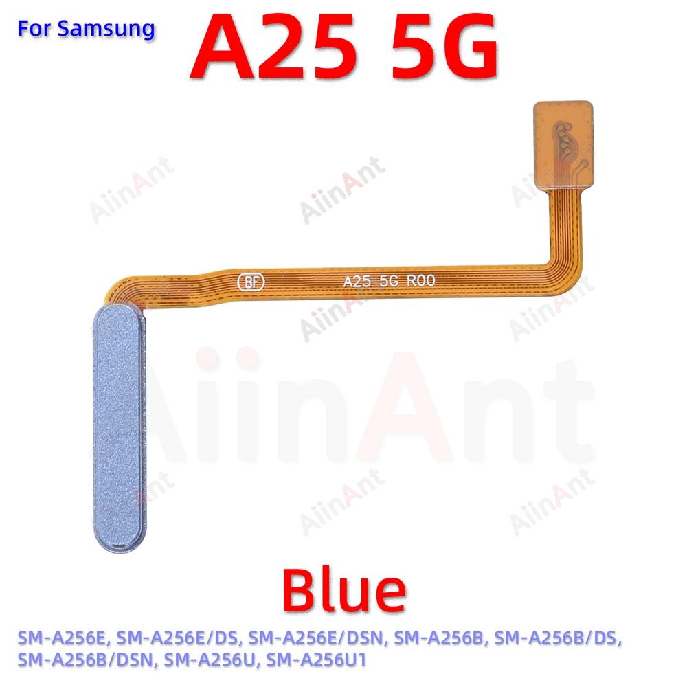 Back Button Touch ID Finger Scanner Fingerprint Sensor Flex Cable For Samsung Galaxy A15 A24 A25 4G 5G A155F A156B A245F A256B