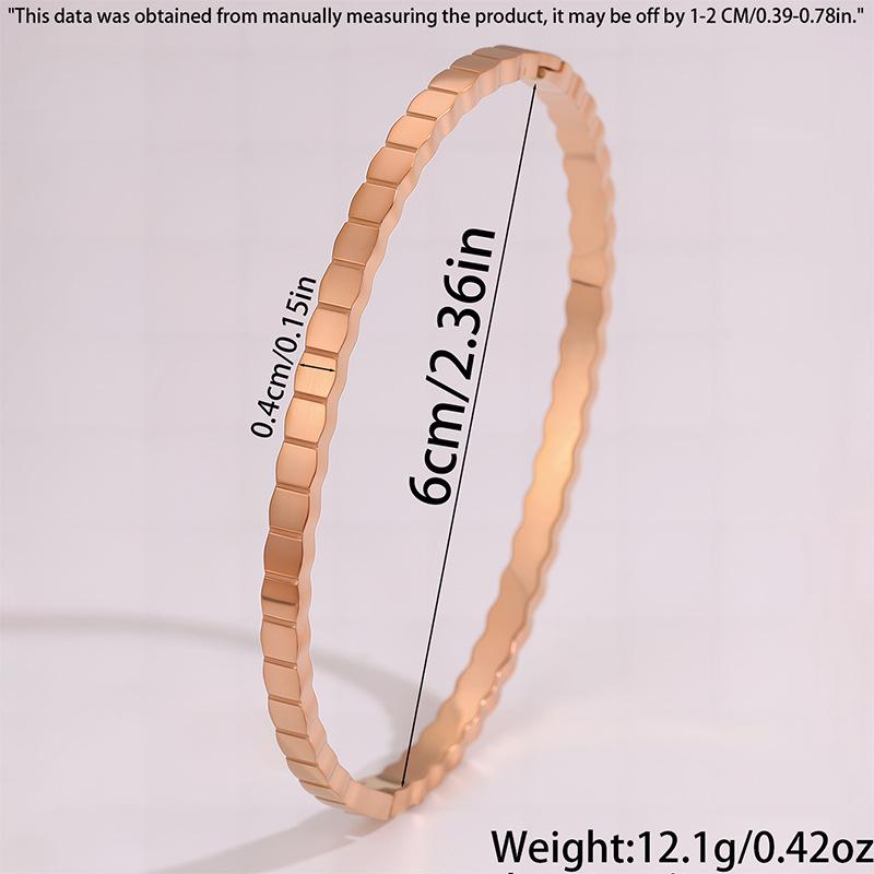 Titanium Steel Bracelet, Irregular Honeycomb Stainless Steel Bracelet, Fashionable and Minimalist All-purpose Wristband for Girls