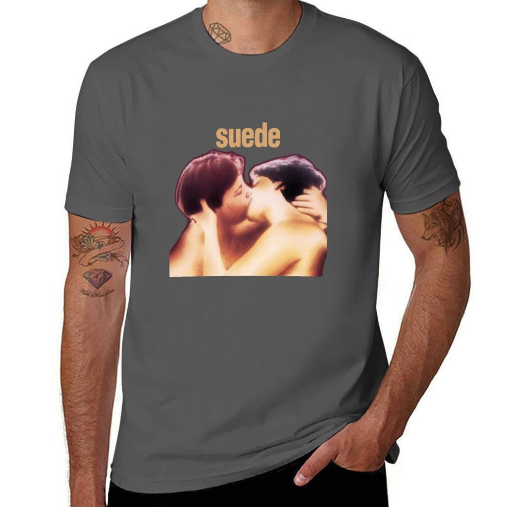 Suede Band Tshirt Street Art Print Tee Shirt