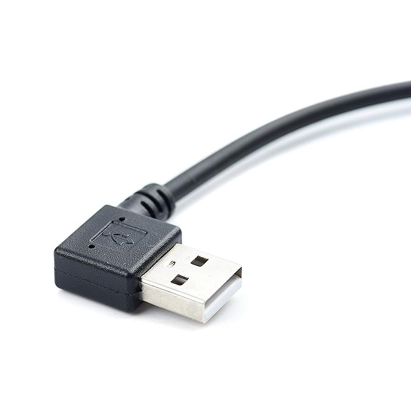 Space Saving Right Angle USB 2.0 To USB C Adapter Cable Cord With Reversible Design For Fast Charging And Data Transfer