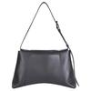 Balenciaga Downtown Cow Leather Hourglass Bag, Shoulder Bag, Crossbody Bag, Handbag Medium Unisex Black 67135429S171000