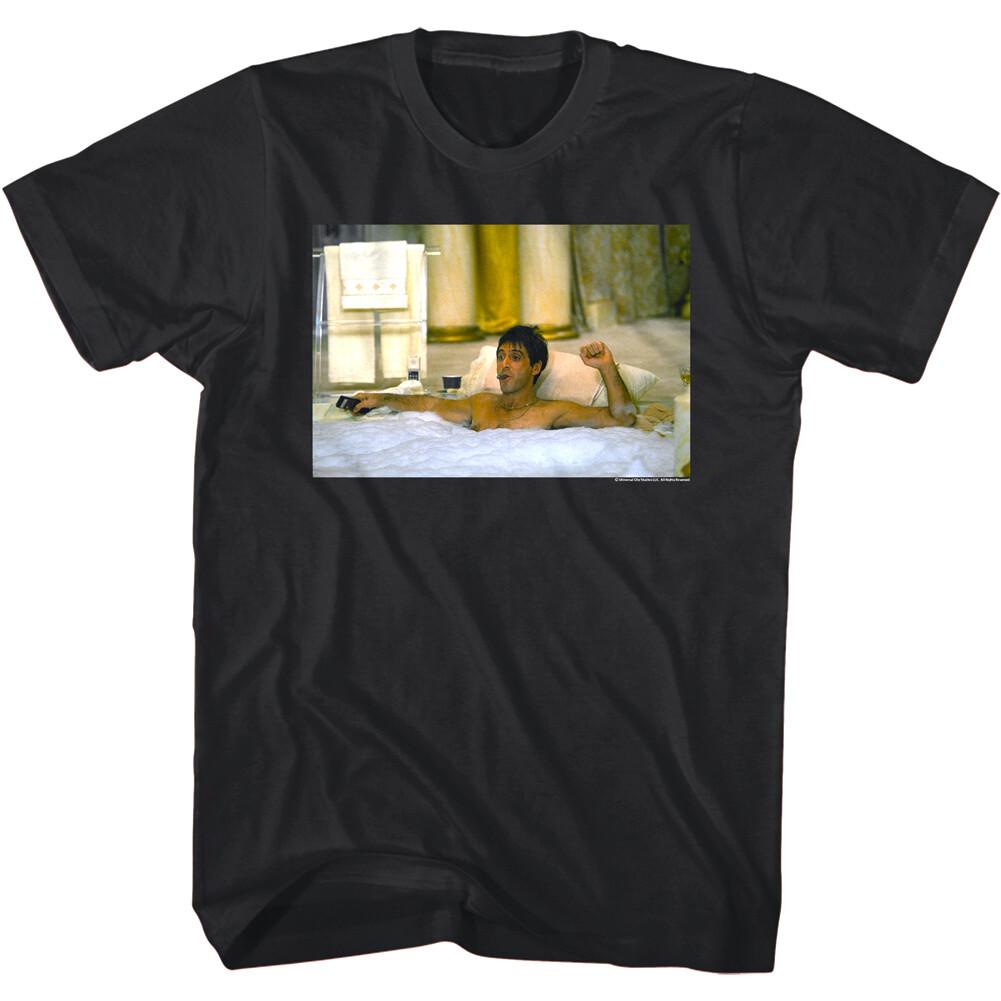 Scarface Tony Montana Bubble Bath Men T Shirt Clean Gangster Cuban Mafia XXXL