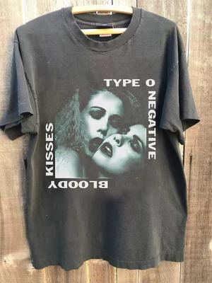 1993 Type O Negative Bloody Kisses Colore Carbone T-shirt Unisex Ristampa S-5XL T-shirt Unisex