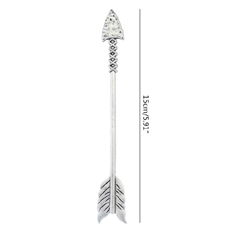 Metallpfeil Haarstab Retro Haargabel Haarschmuck für Damen und Mädchen