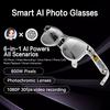 Smart AI Glasses: New Model with 8MP Camera, Anti-Shake Video, AI Translation, Music, Bluetooth