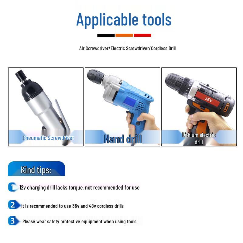 Fu Xin Magnetic Hex Socket & Screwdriver Bit Set