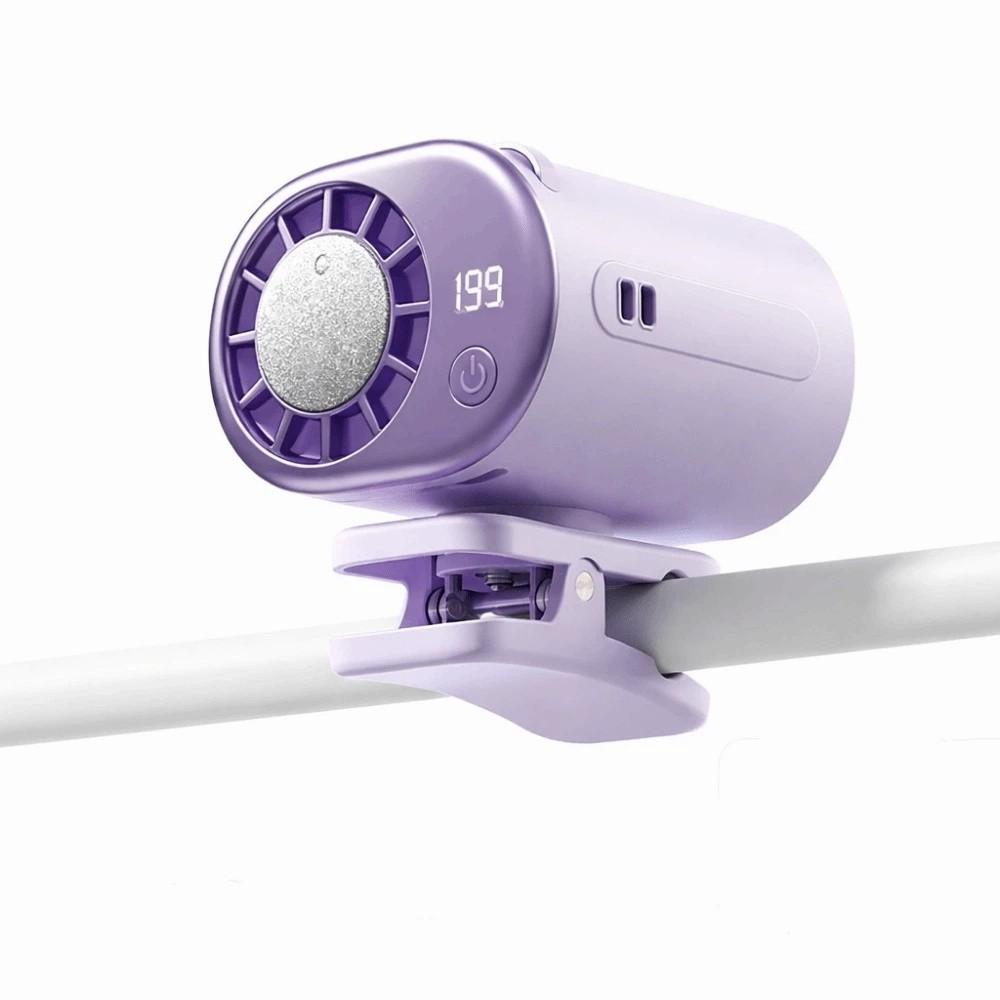 

Ice Compress Cooling Mini Electric Fan Portable Baby Stroller Fan Gifts Clip on Fan Car фиолетовый