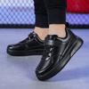 Kids Waterproof Leatherette Sneakers With Non-Slip Soft Sole Boys Girls School Outdoor Play