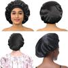 Beauty And Hair Care Cap Large Satin Bonnet Cap Silky Bonnet For Women Sleep Cap High Elastic Postpartum Bath Cap