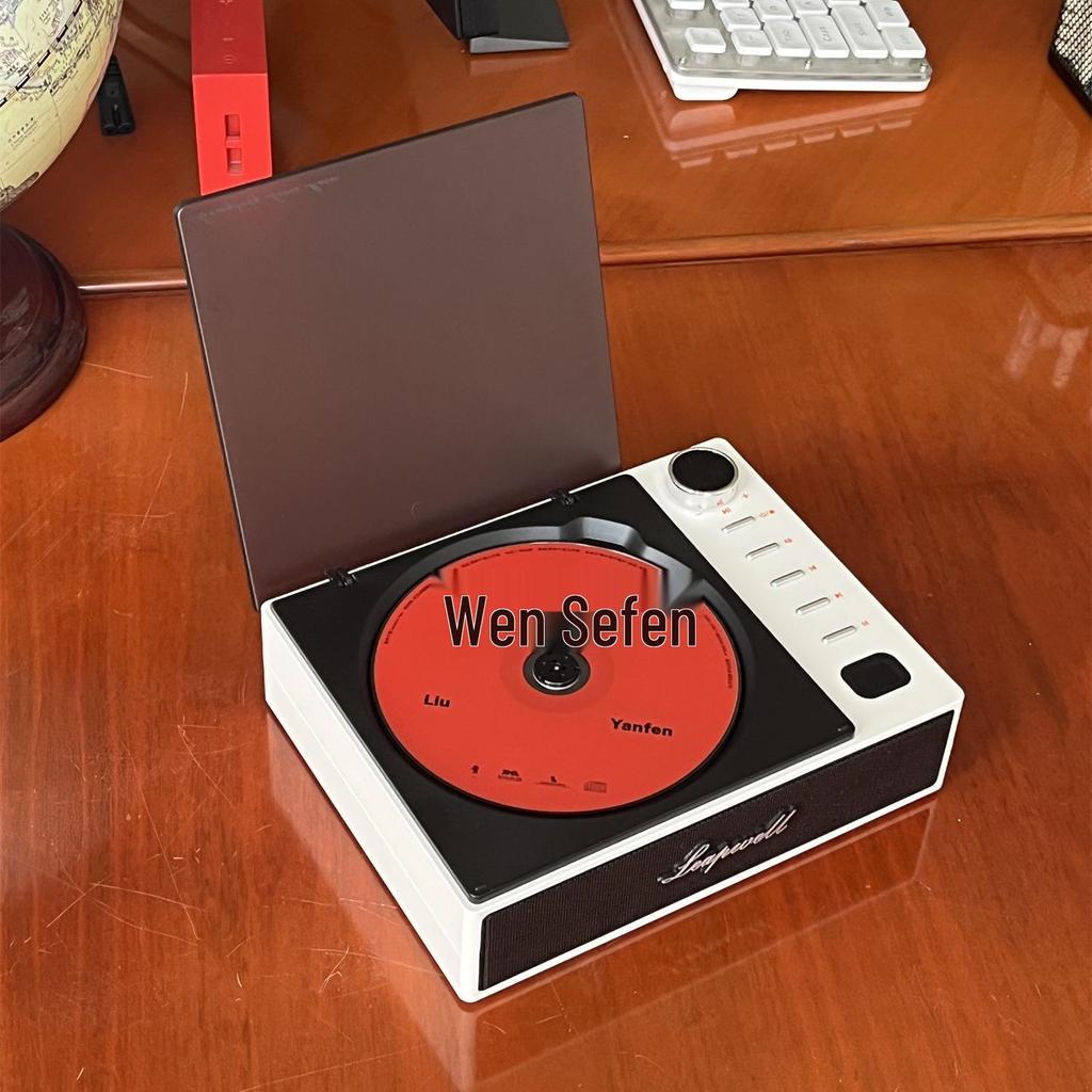Rechargeable Bluetooth CD Player & Speaker - High-Quality Sound, All-in-One, Perfect Birthday Gift