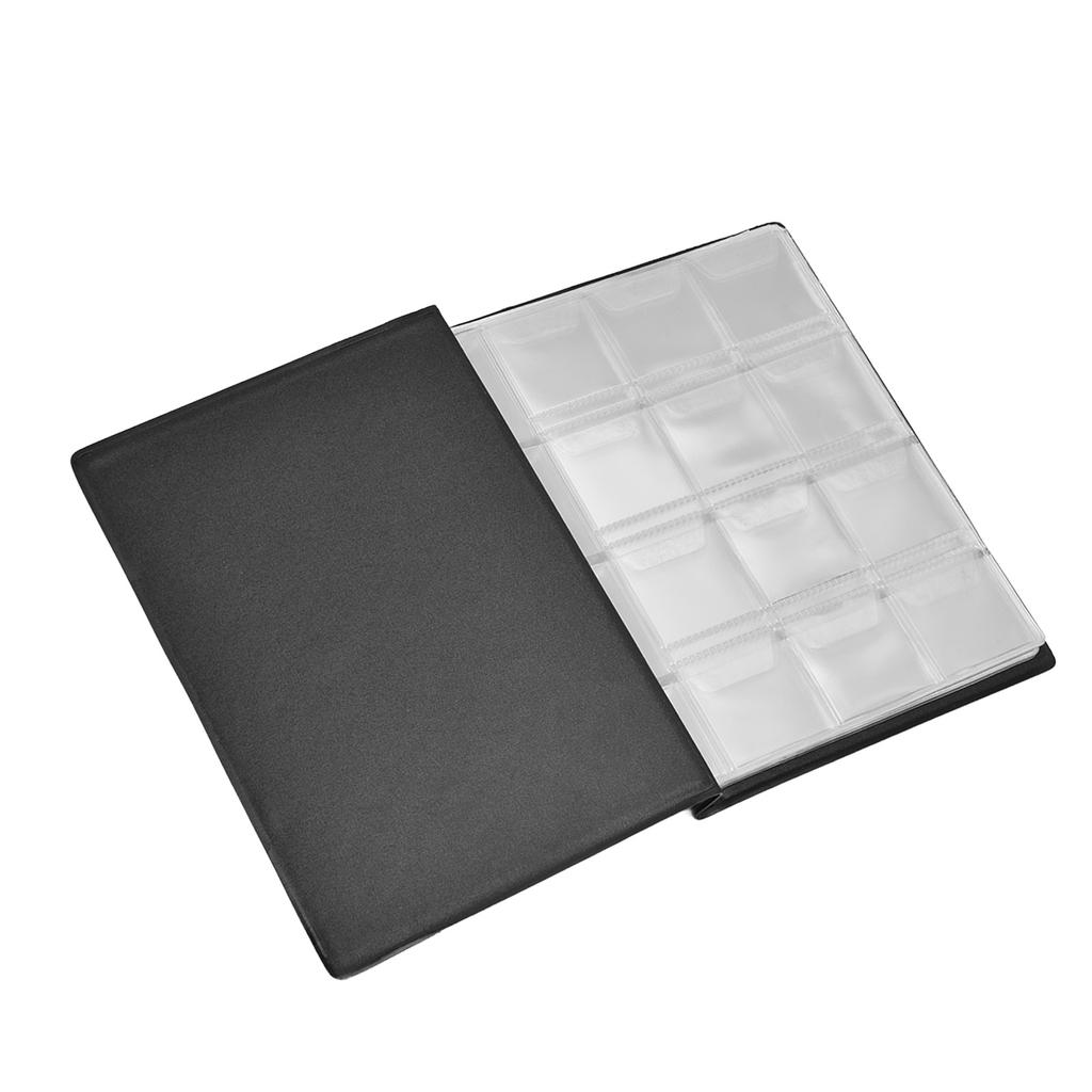 Coin Collection Book 120 PVC Pockets PU Cover Transparent Design Soft Highly Durable Clear Texture