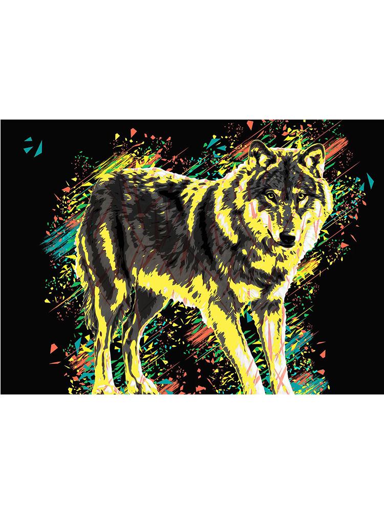 Abstrakte Löwe Giraffe Pferd Elefant Bild Leinwand Malerei farbige Tier Poster Druck für Kinderzimmer Home Dekoration Geschenke