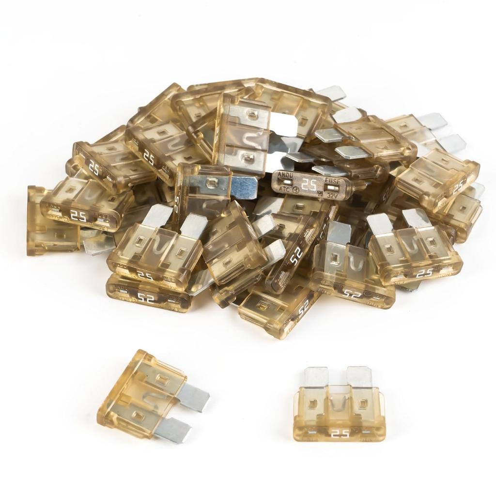 80 Pack Auto Fuses 3 AMP ATC/ATO Standard Regular Fuse Blade 3A Car Truck Boat Marine RV