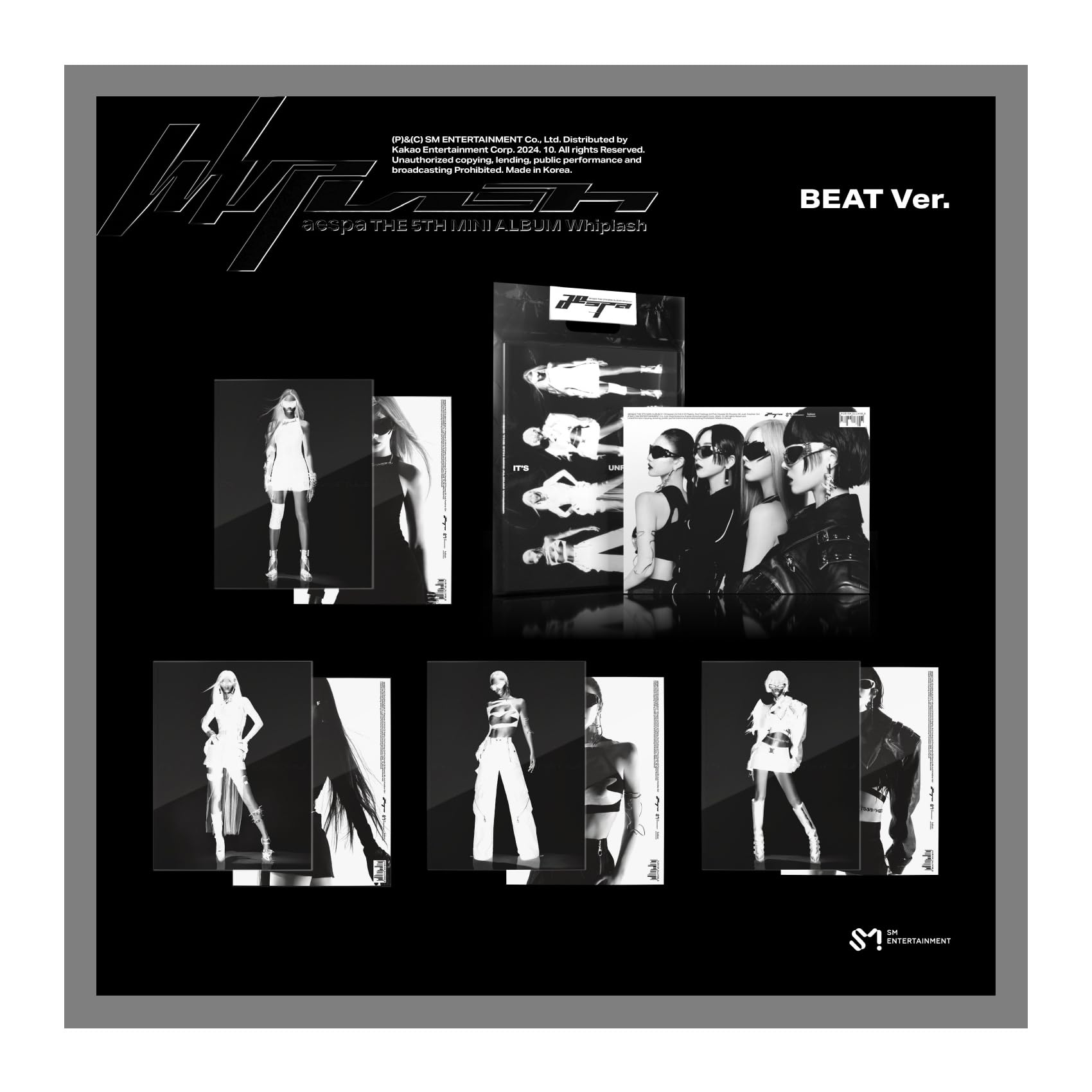 

POB aespa Whiplash 5th Mini Album BEAT Version with Tracking [applemusic Exclusive] (Ningning Version)