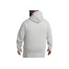 Nike Solo Swoosh Fleece Pullover Hoodie Dark Grey Heather/White Men Streetwear DX1355-063