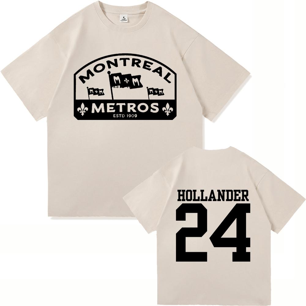 Hollander 24 T Shirt TV Show Heated Rivalry Rozanov 81 Menwomen Clothing Vintage Harajuku High Quality Tops Cotton Tshirts