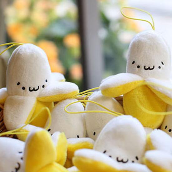 Pendant Creative Lovely Design Multiple Use Stuffed Banana Doll for Car