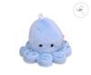 Octopus Cuddly Toy for Children with a Rattle - Blue