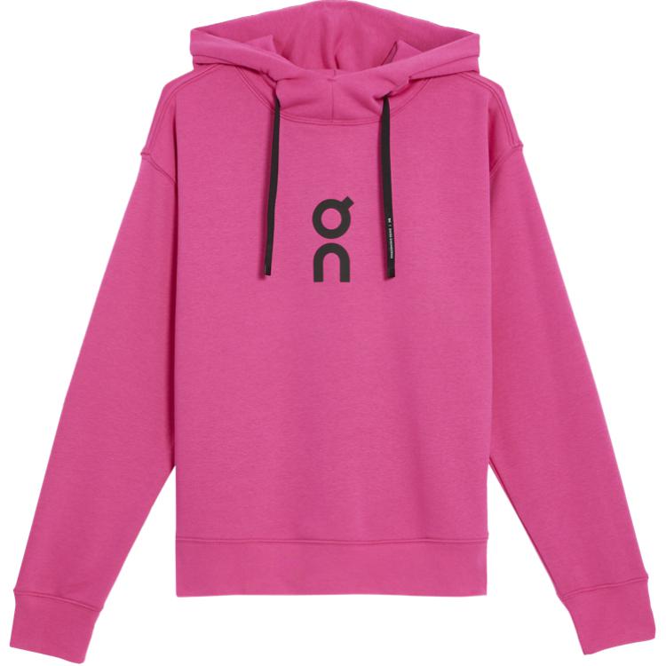 

Худи On Ang Pao Club Простое со спущенным плечом Мягкий свитшот с длинным рукавом Женские худи Розовый 1WE10042503 S