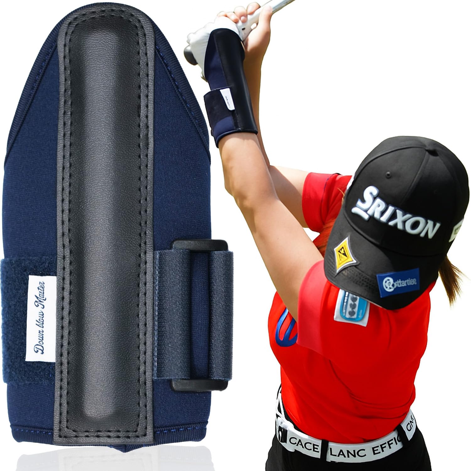 

[Golf Practice Aid Supervised by Professional Golfer Kaori Aoyama] Down Blow Master Wrist Correction Swing for Right-Handed and Left-Handed Golfers