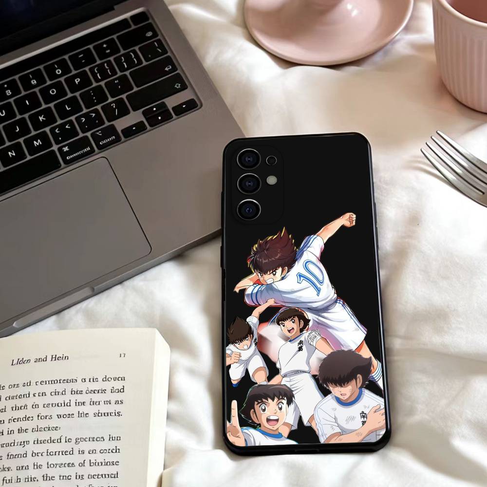 Anime Cool C-Captain T-Tsubasa  Phone Case For Samsung S25,24,23,22,30,21,10,9,Ultra,Plus,Lite,FE,4,5 G Soft Black Case