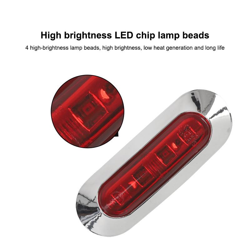 2Pcs 12V-24V Boat Navigation Led Boat Navigation Lights Waterproof For Marine Yacht Boat Signal Lamp