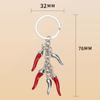 Creative Metal Red Pepper Keychain Mini Pepper Pendant Accessories Key Chain