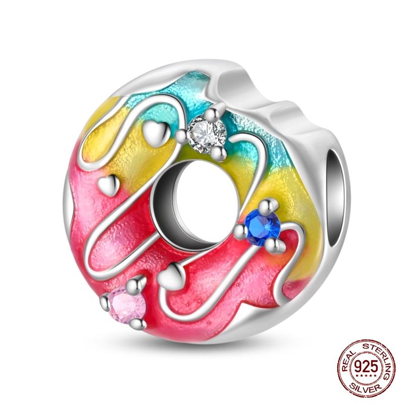 Copper Metal Trendy Fashion Glowing Spaceship Astronaut Bunny Planet Charm Bead Components Bead Components Compatible With Brand Authentic Original