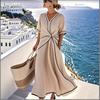 European Style Summer Elegant Maxi Dress Commuting