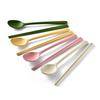 Food-Grade Silicone Spoon & Chopstick Set: Non-Slip, Anti-Mold, Heat Resistant, Perfect for Hot Pots & Soups.