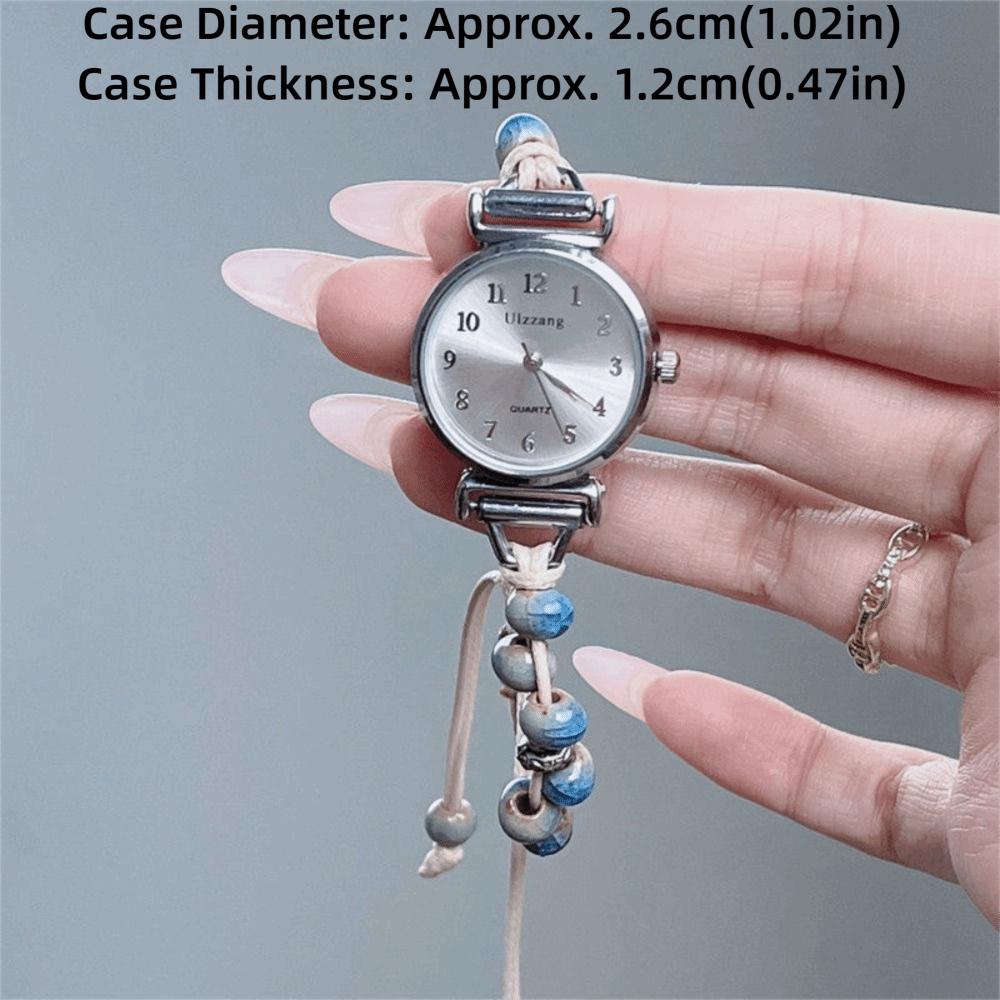 Nieuw Kralen Armband Horloge Verstelbare Band Hanger Ketting Horloge Kwarts Horloge Vrouwen Meisjes
