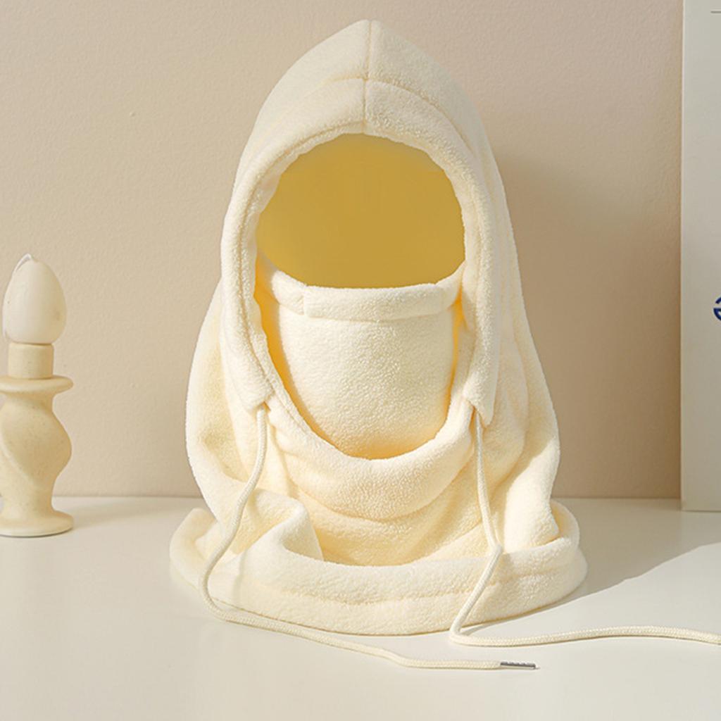 Ladies' Warm Face Mask, Cycling Ski Hat, Scarf Mask, Integrated Windproof And Cold Proof, With Thick Velvet Insulation Head Cover