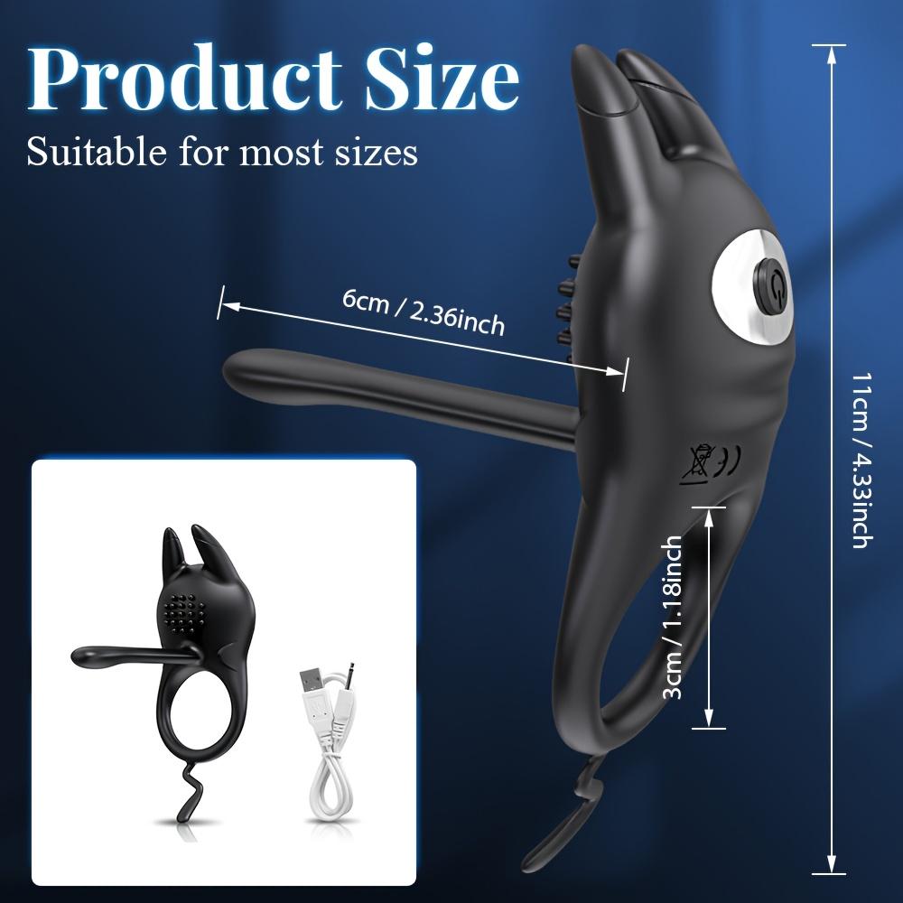 Vibrator Penis Ring For Men Glans Penis Long Lasting Exercise Vibrator Cock Ring Silicone Adult Sex Toy For Couples