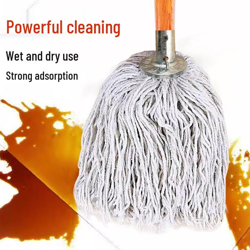 Meijia Life Cotton Mop with 115cm Wooden Handle