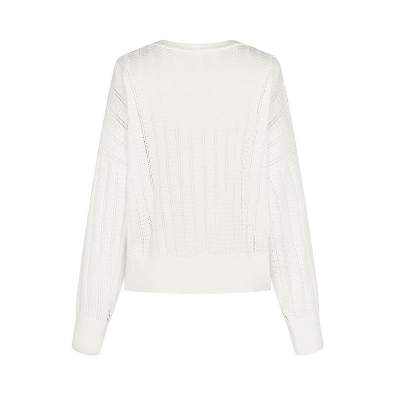 FivePlus Women's V-Neck Cut-Out Knit Cardigan