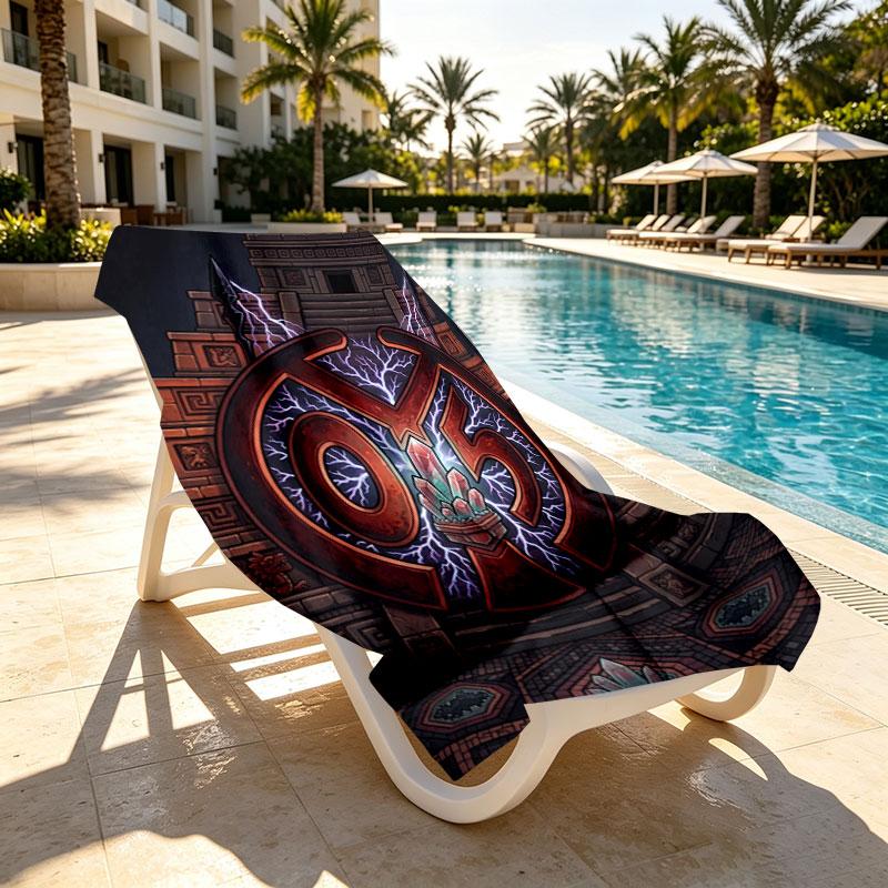 05 1FSV Mainz 05 Print Beach Towel Design, Soft, Lightweight. for Home Bathroom, Spa, Pool, Yoga, Surfing, Camping, Gift for Family, Friend