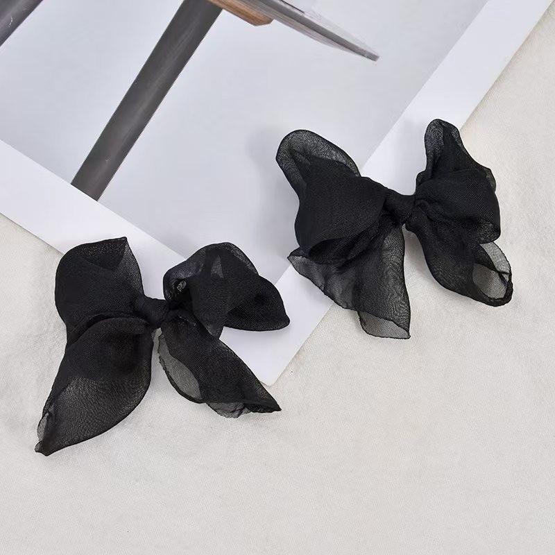 Light Fairy Princess Sheer Mesh Bow Hair Accessories