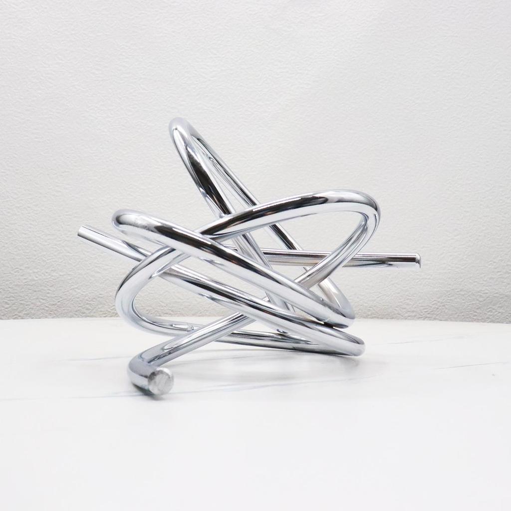 Modern Geometric Metal Desktop Ornaments for Living Room Decor