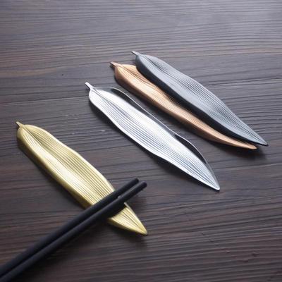 Willow Leaf Design Chopstick & Spoon Rest for Home or Hotel Use