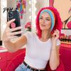 Perückenmütze, Hohe Elastizität Gestrickte Wolle Handgehäkelt Lustige Mütze, Dreads-Design Wollene Perückenkappe für Party Halloween Tägliches Tragen