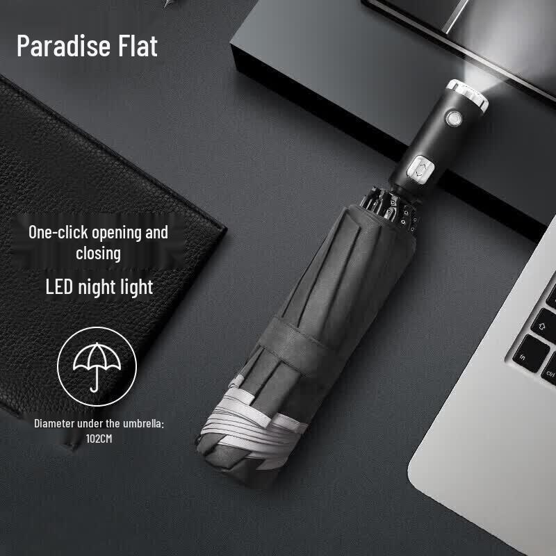 Tiangtang Large Windproof 3-Fold Manual Umbrella