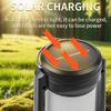 Solar Camping Light 6 Mode Emergency Lights Rechargeable Outdoor Waterproof Flashlight Lighting
