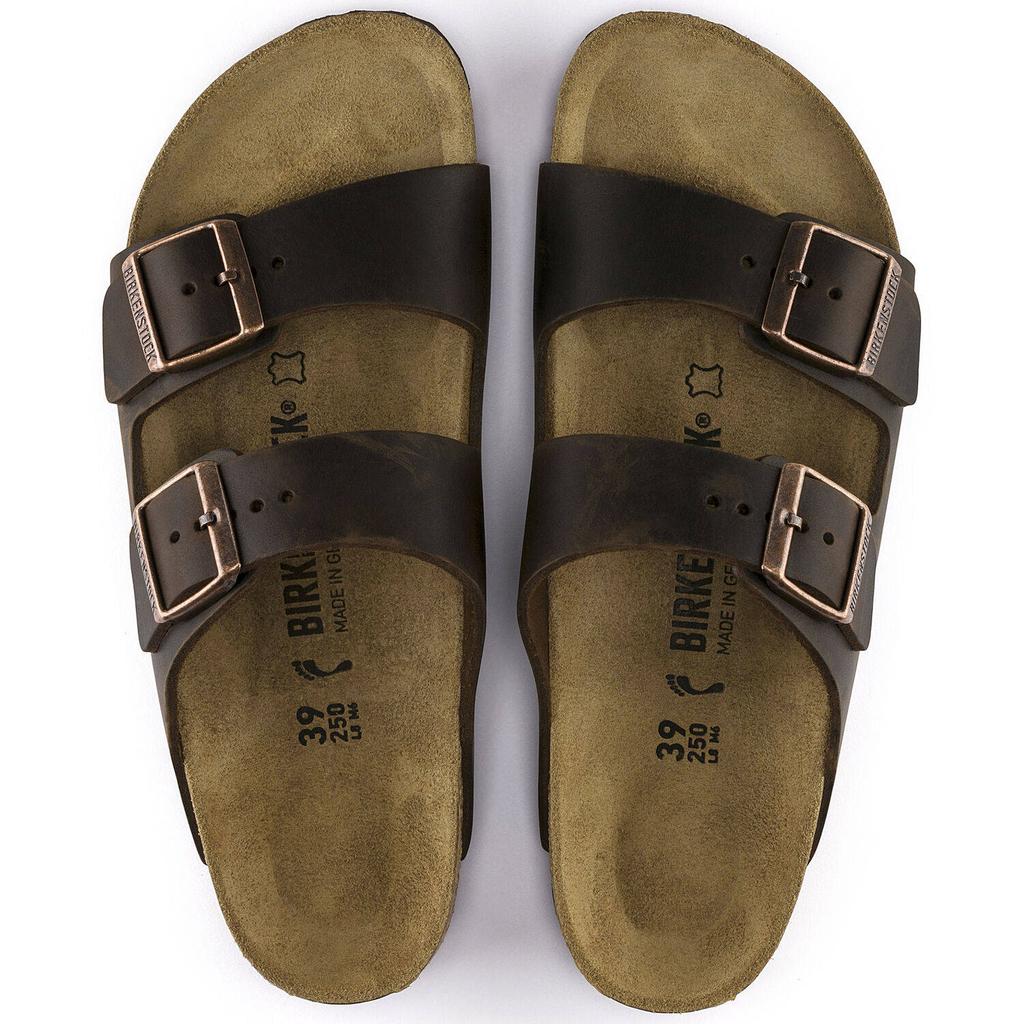 Brown Birkenstock Arizona BS Habana Men's/women's Regular Wide Sandals (0052531)
